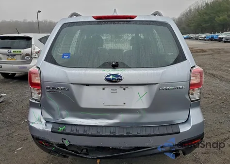 2017 Subaru Forester 2.5I from USA, damaged, VIN JF2SJABC5HH444508